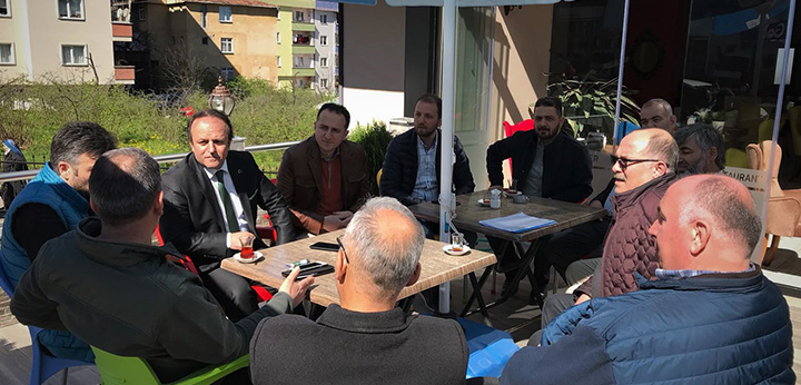 TİNEMOD Başkanı Taflan'dan esnaf ziyaretleri